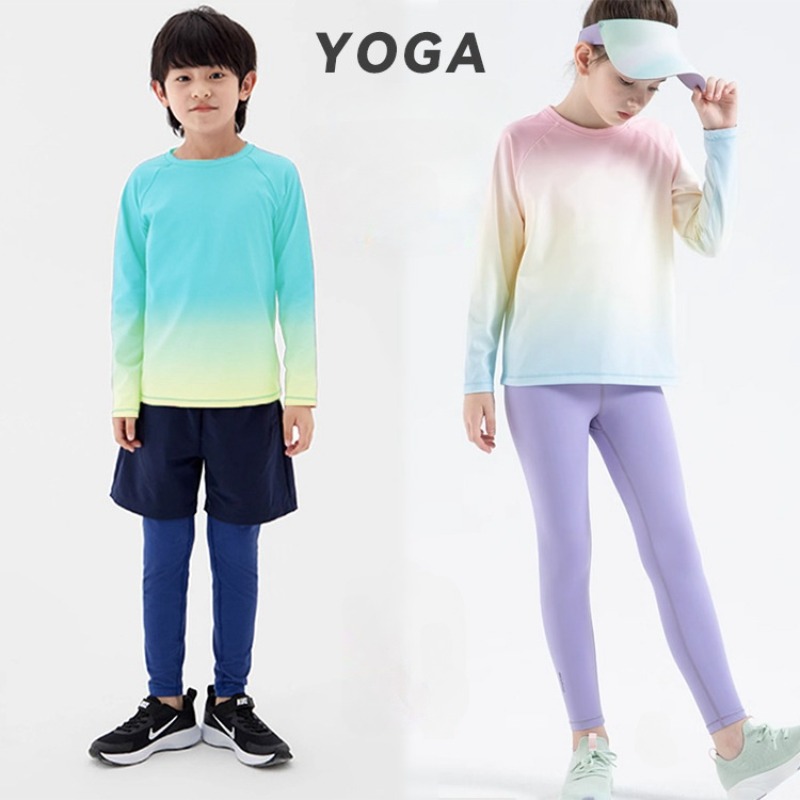 Yoga Fitness Girl - Camisas de Yoga para niños, camisetas