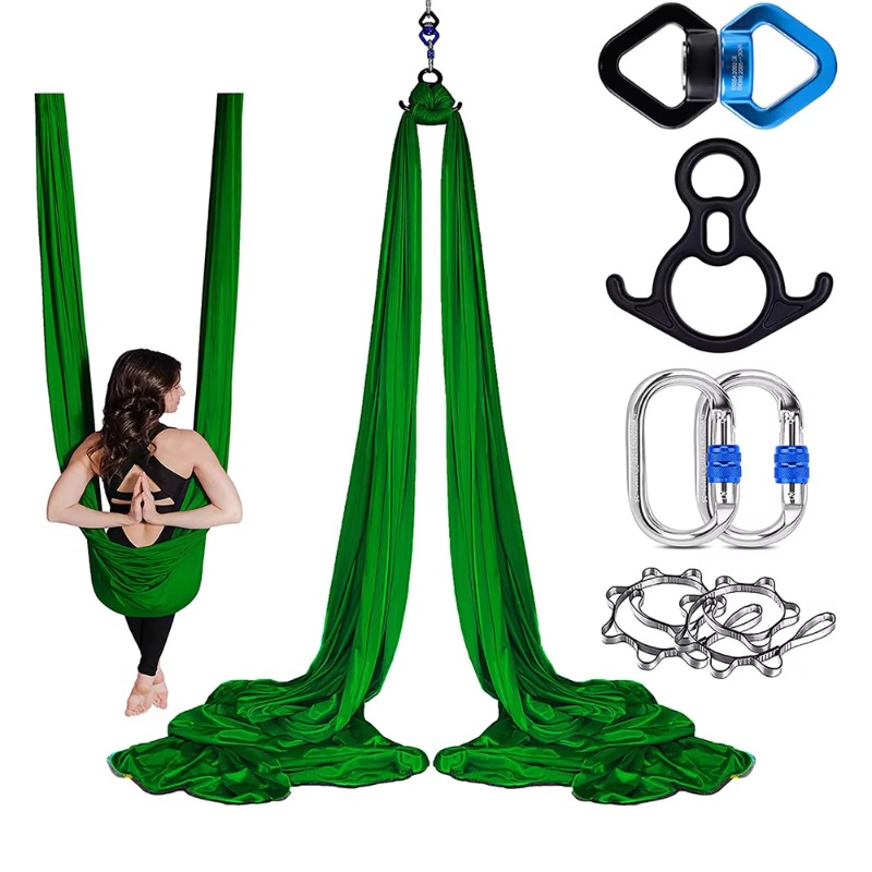 Yoga And Fitness Studio - Cómodo Columpio Aéreo Ajustable para Yoga,