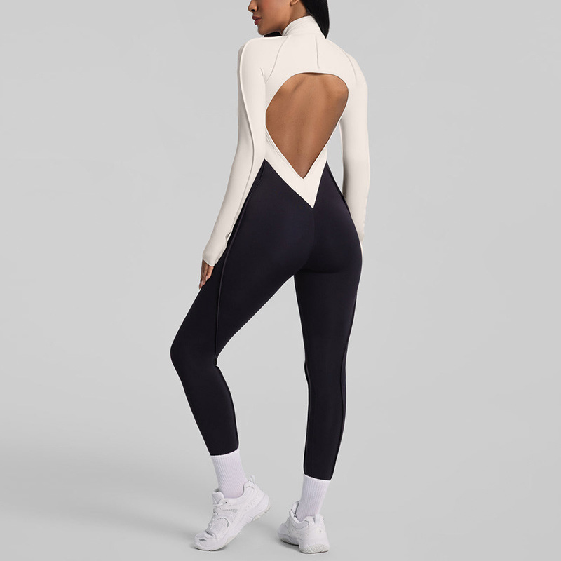 Yoga Fitness Girl - Mono de yoga con espalda descubierta