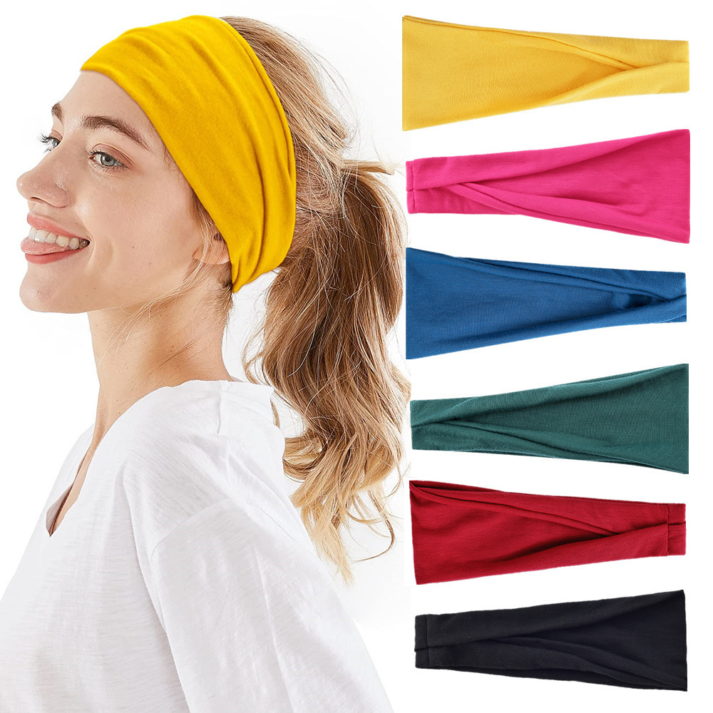 Yoga Fitness Band - Diadema deportiva de Color sólido para