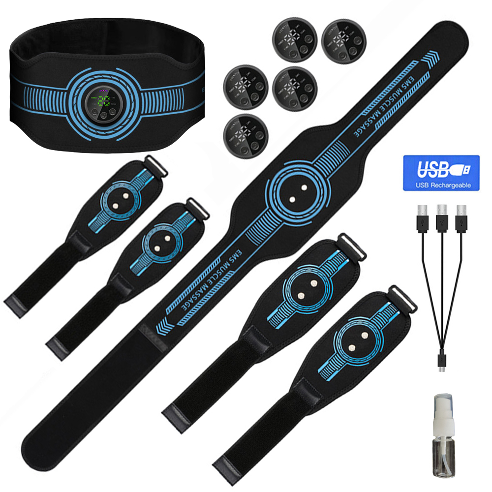 Weight Lifting Belt - Entrenador de músculos abdominales recargable por
