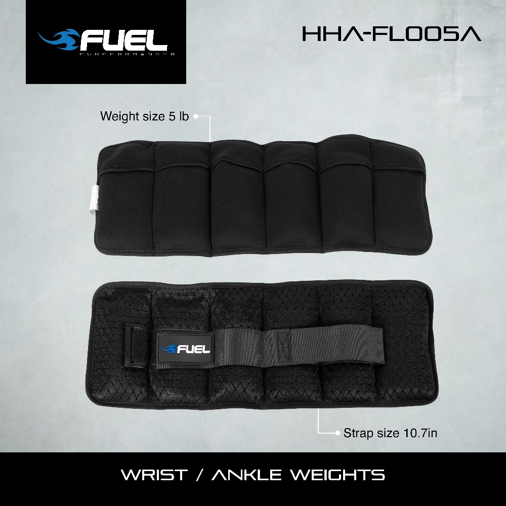 Ankle Weights - Pesas Ajustables Unisex para Muñecas/Tobillos Fuel