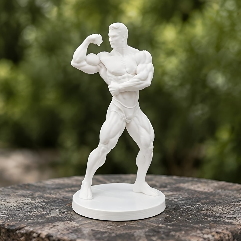 Yoga And Fitness Studio - Escultura Decorativa de Entrenador de Fitness