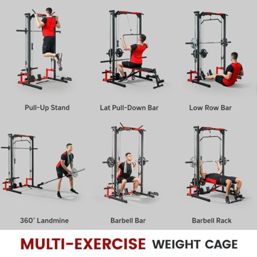 Jaula de potencia multifunción - Lat Pulldown Bar reseña y precio