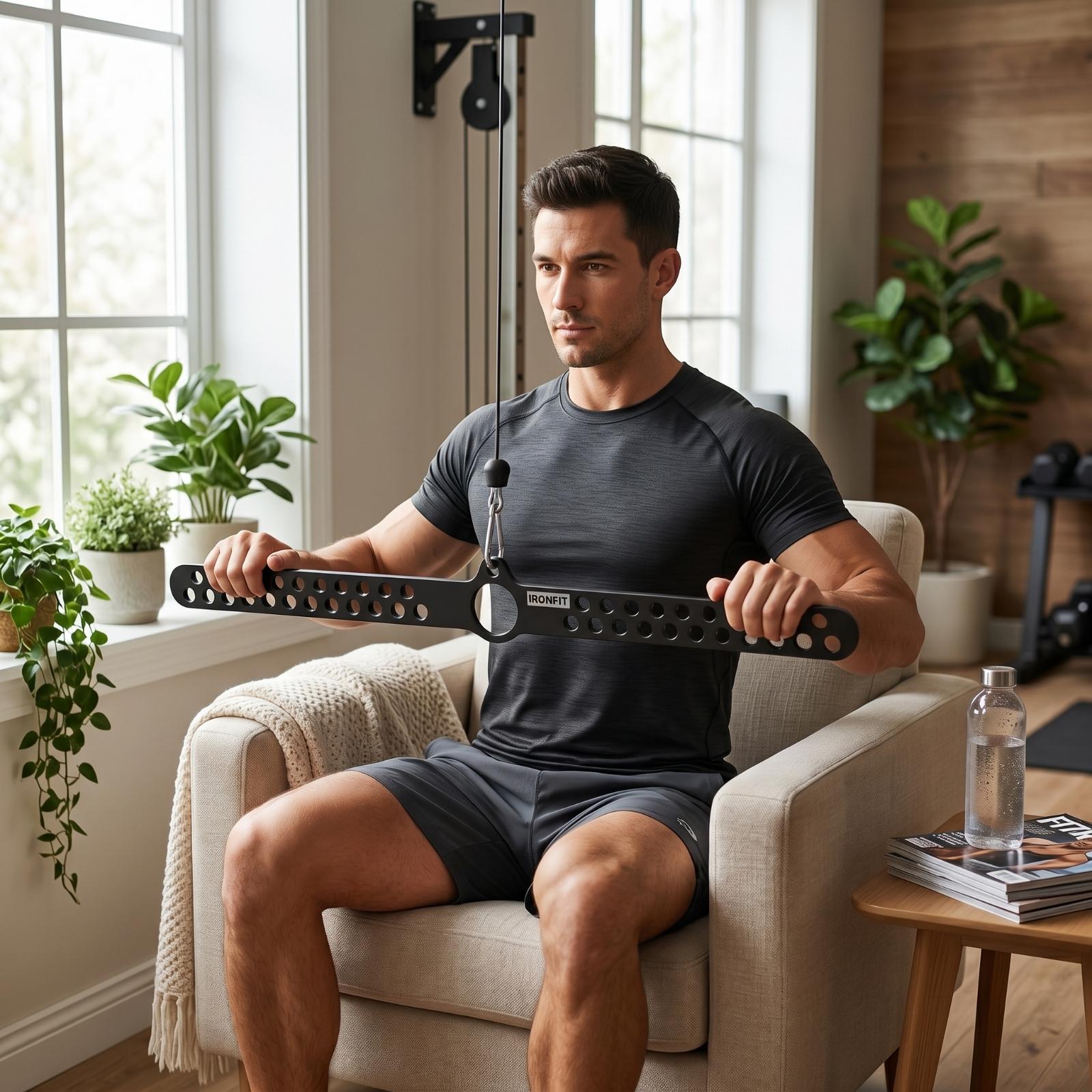 Barra de Tracción LAT con Múlt - Lat Pulldown Bar reseña y precio