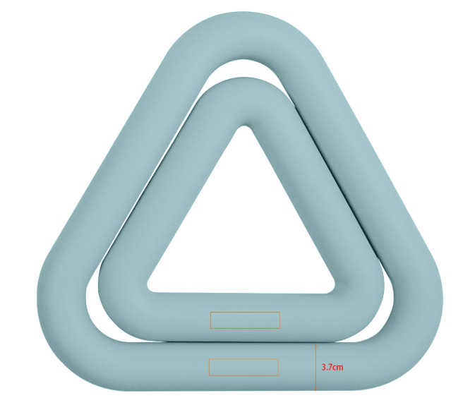 Anillo de hierro triangular pa - Yoga Fitness Training reseña y precio