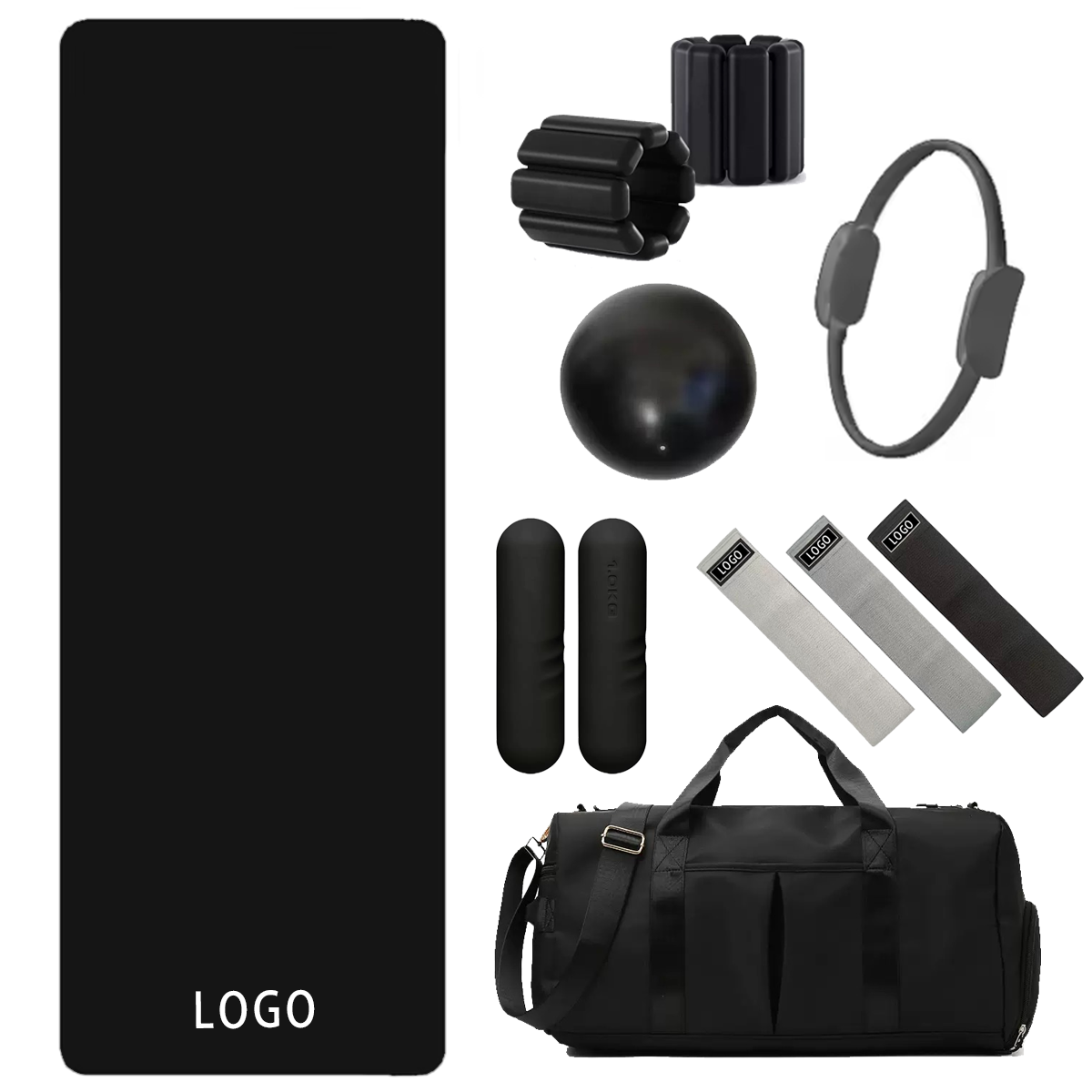Kit de Pilates con Logotipo Pe - Yoga Fitness Band reseña y precio
