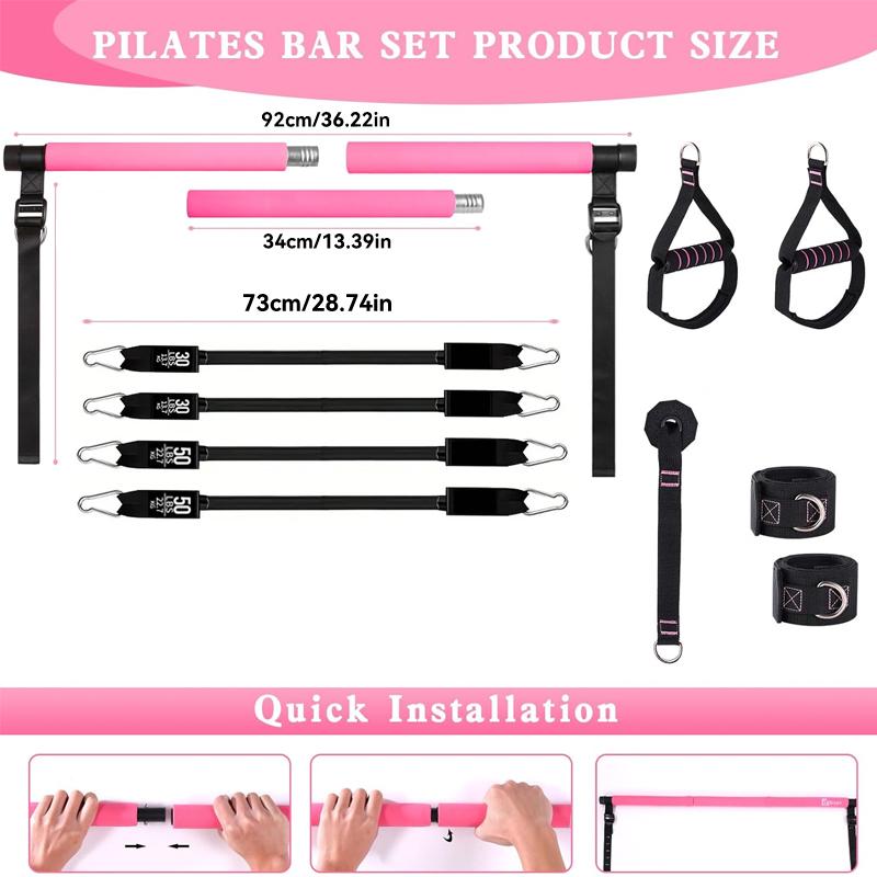 Kit de barra de Pilates multif - Yoga Fitness Bar reseña y precio