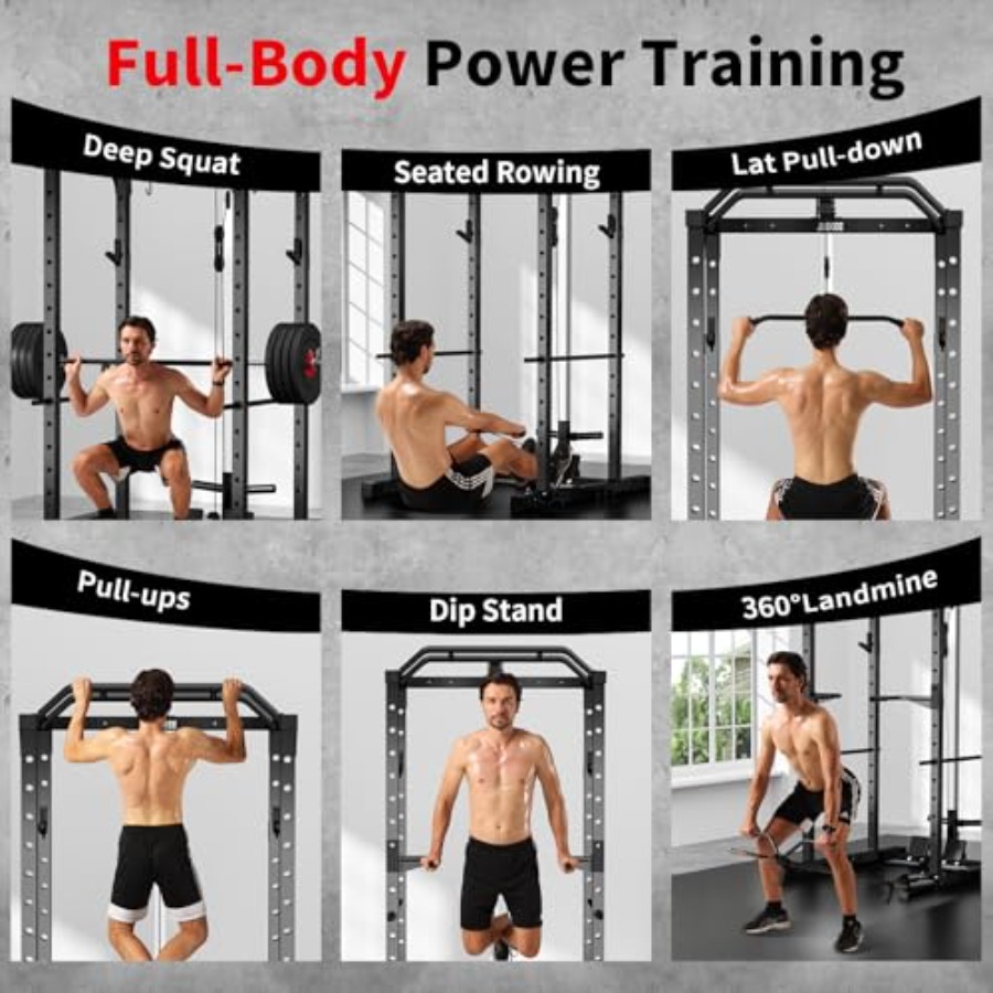 Rack de potencia para gimnasio - Lat Pulldown Bar reseña y precio