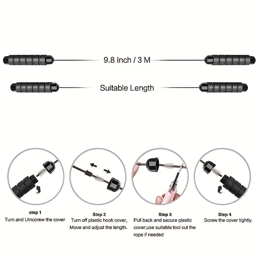 Saltar la cuerda, cable de sal - Speed Skipping Rope reseña y precio