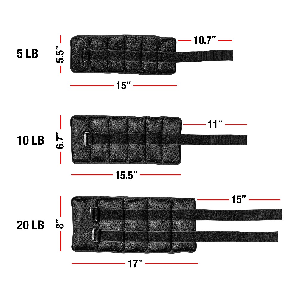 Pesas Ajustables para Muñecas  - Ankle Weights reseña y precio