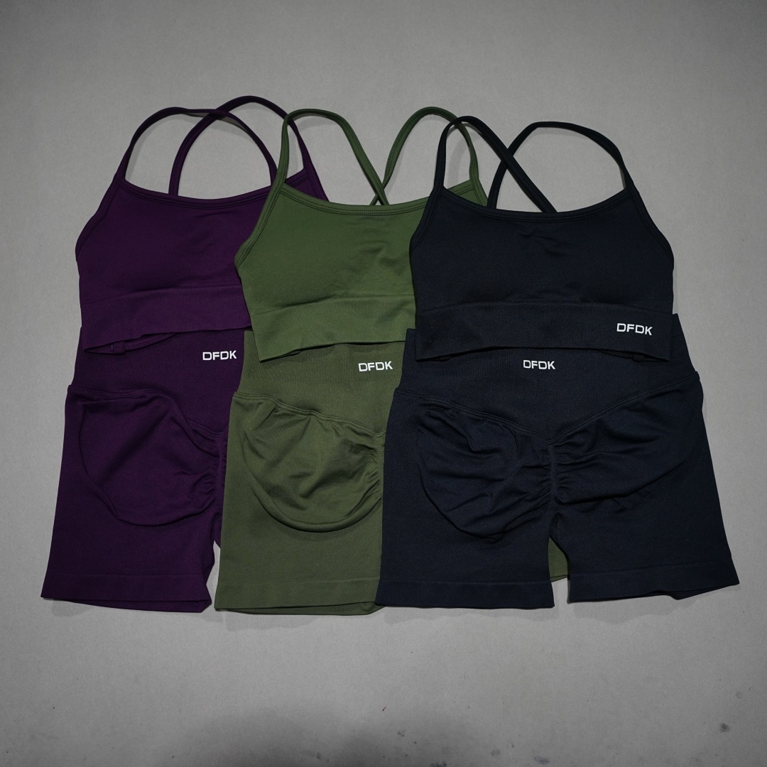 DFDK Conjunto de leggings cort - Yoga Fitness Kleidung reseña y precio