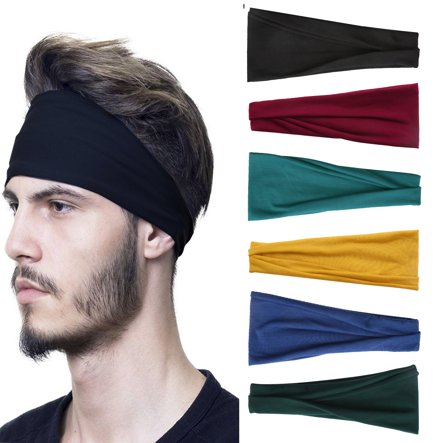 Diadema deportiva para hombre  - Yoga Fitness Band reseña y precio