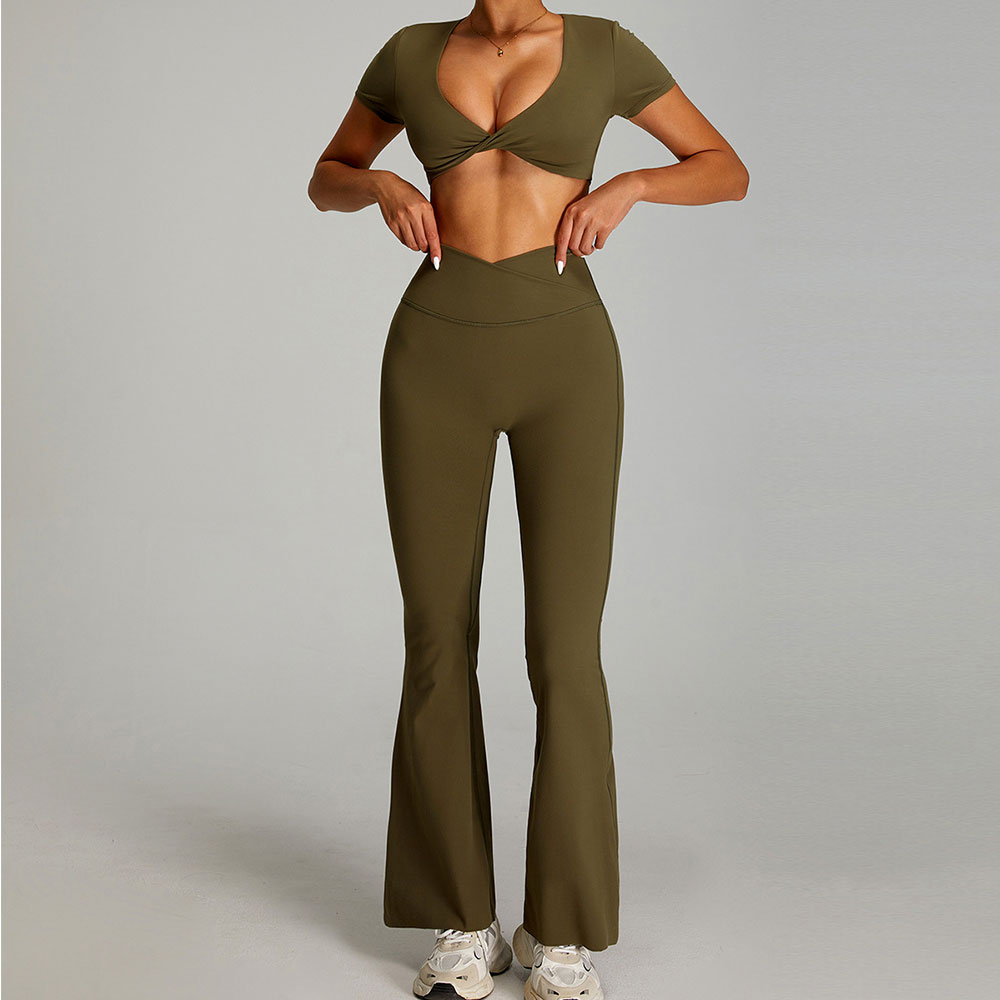 Ropa deportiva de 2 piezas par - Yoga Fitness Zumba reseña y precio